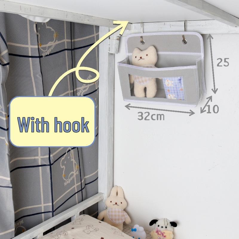 Прикроватная подвесная сумка для хранения для общежитий и нижних ярусов - крепление без сверления 798₽