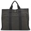 Auth Herline Tote MM Canvas Handbag He9909tt