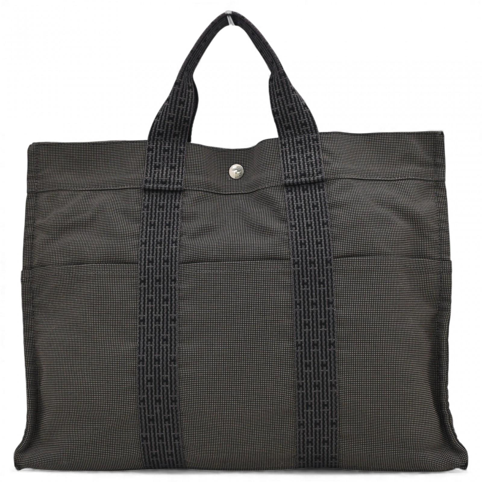 

Подлинная сумка-тоут HERMES Herline MM из парусины he9909tt