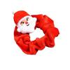 Festive Reindeer & Santa Hair Tie Set - Cute Christmas Headwear for Ponytails
