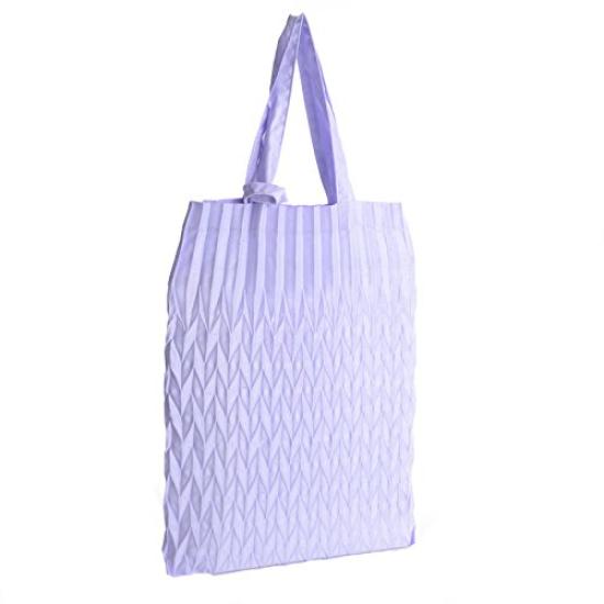 Aurora Pleated Sub Size 40 Japanese-made Bag, (Seseragi Black)