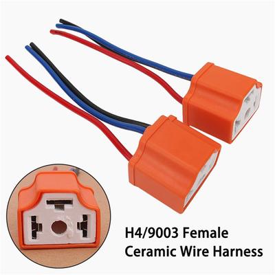 Presa per cavo luce spina connettore estensione faro in ceramica femmina H4 per auto