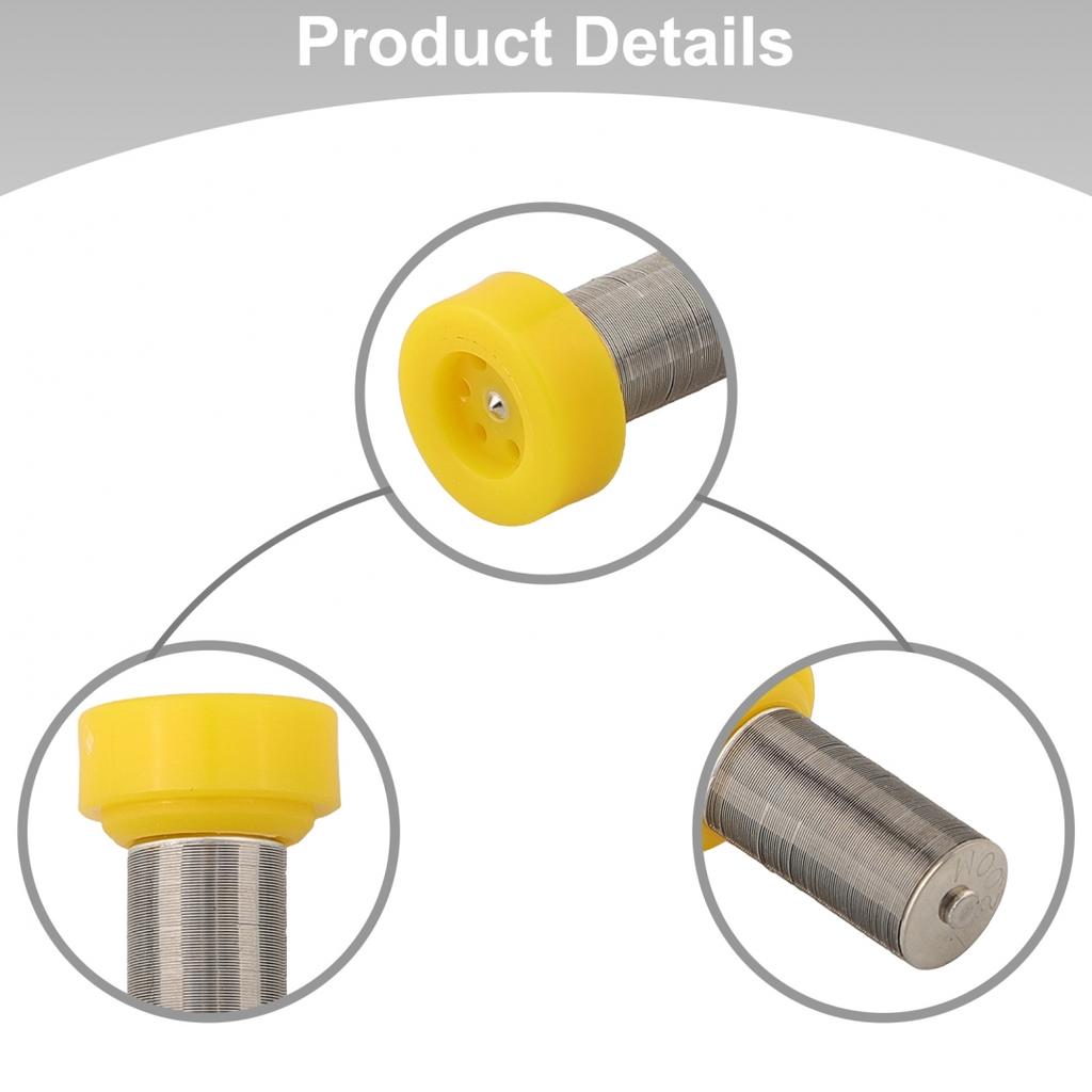 Stainless Steel Paint Sprayer Filter Pipe Coupler Pneumatic Power Connector Tip