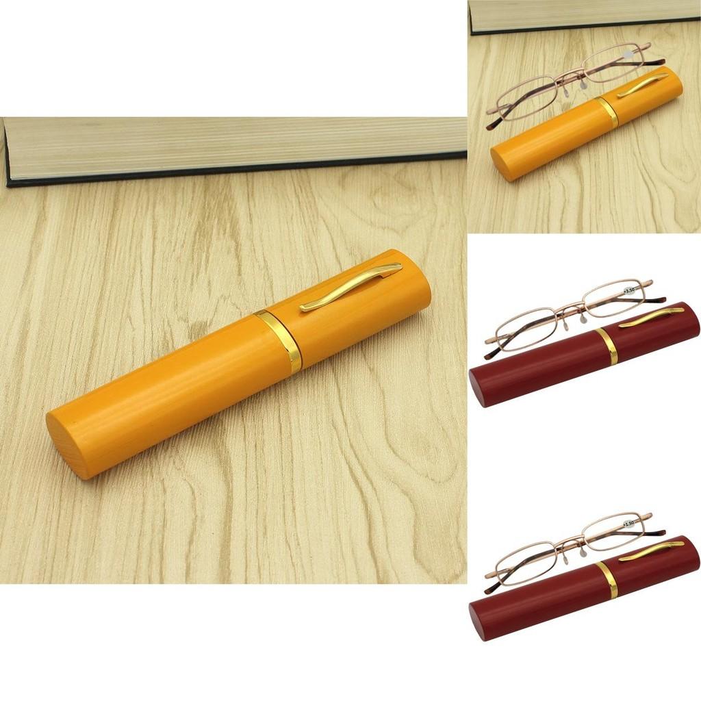Portable Aluminum Reading Glasses With Storage Box Closure For Daily Carry