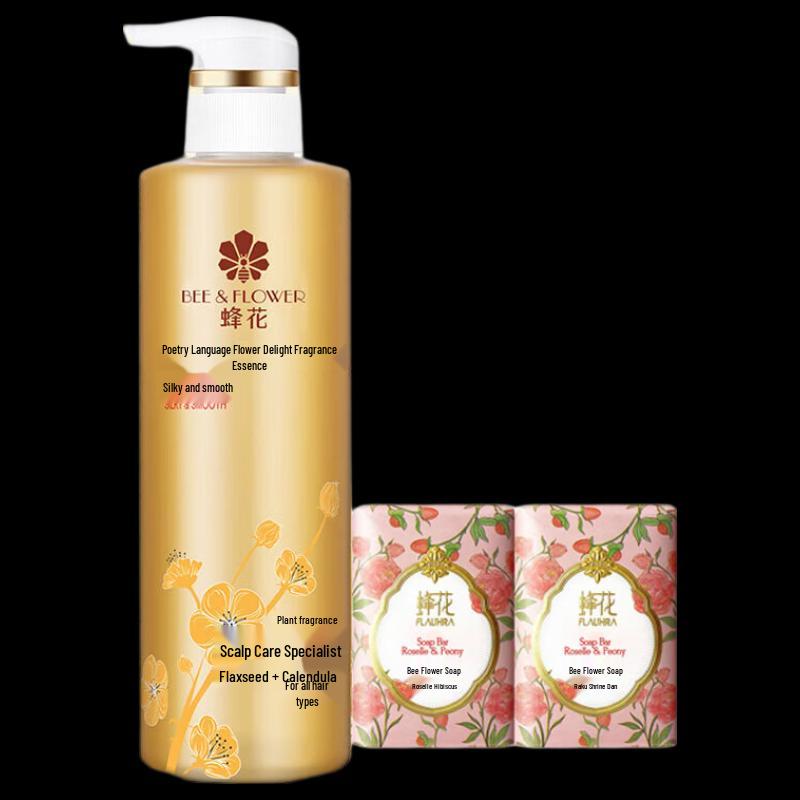 

Fenghua Poetic Floral Hair Essence & Soap Set