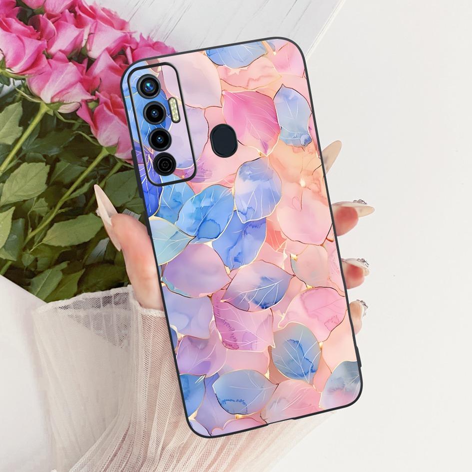 Stoßfeste Hülle für Tecno Camon 17 Pro 17P Hülle CG7 CG7n CG8 CG8h Niedliche Cartoon Weiche Schale für Tecno Camon 17 CG6 CG6j Rückseite