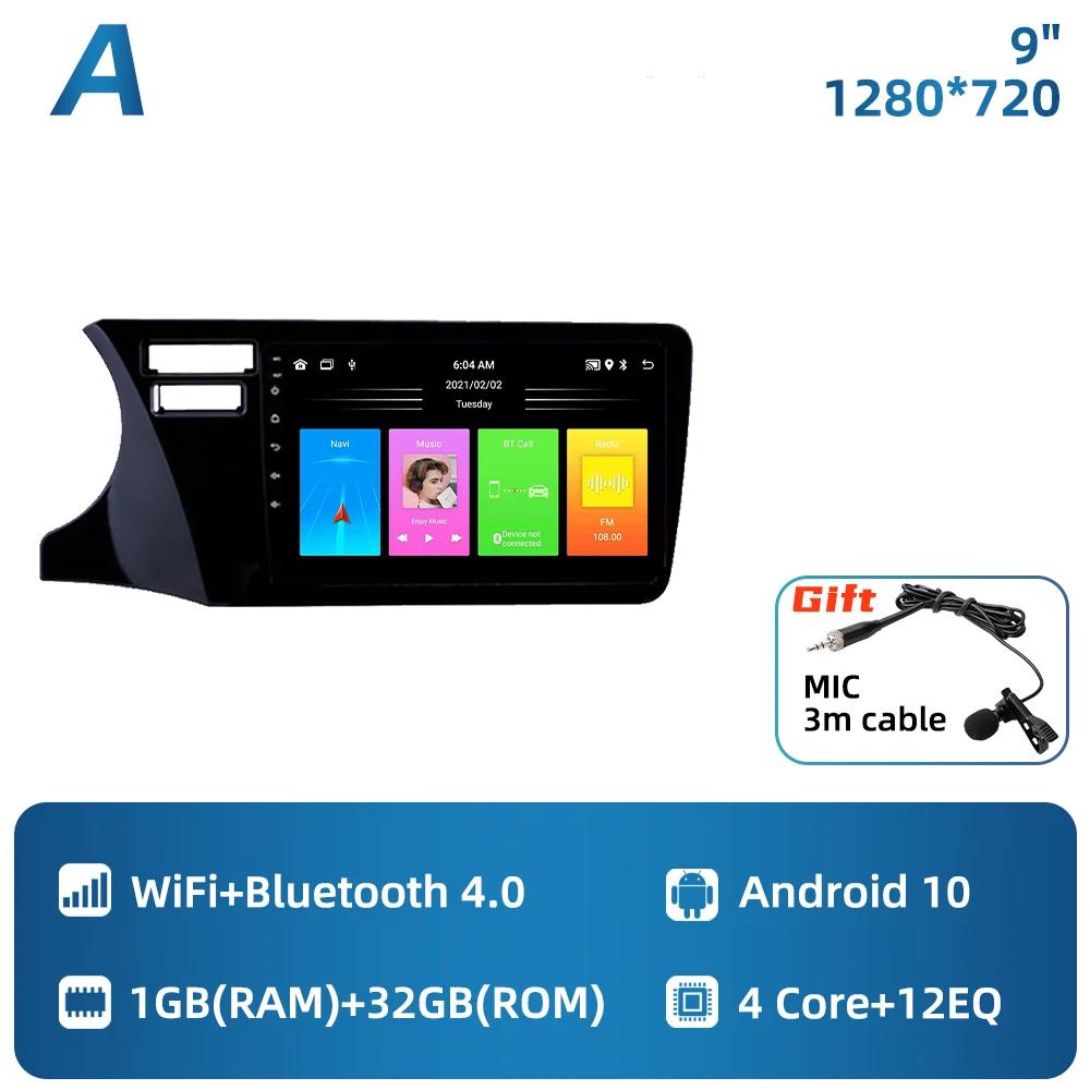 2 Din Android Car Radio Stereo For Honda City 2014 - 2019 GPS Navigation Autoradio Car Multimedia Player Audio Head Unit Audio