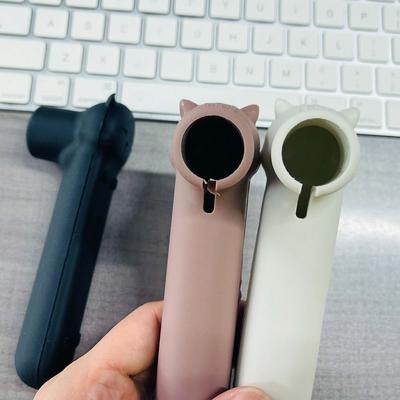 Silicone Door Knob Cover Cartoon Cat Cold-proof Door Handle Cover Anti-Static Anti-collision Kids Safety Doorknob Protector