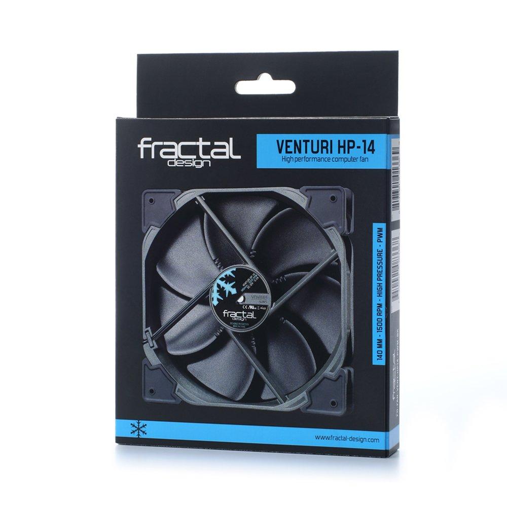 Fractal Design Venturi PWM Black 140mm Case FAN PWM FN953 HP-14 FD-FAN-VENT-HP14-PWM-BK