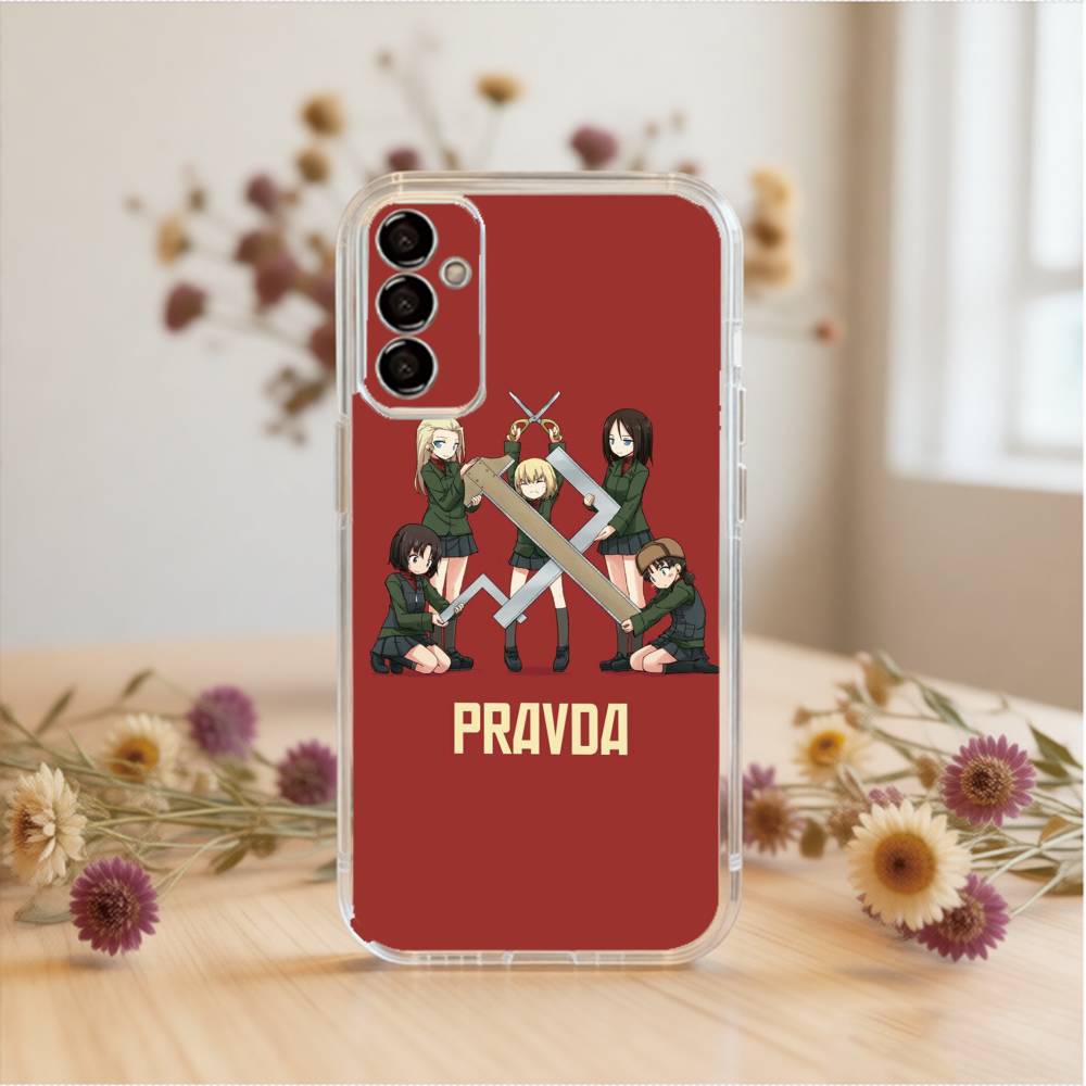 G-GIRLS U-Und P-PANZER-ES Phone Case Transparent Silicone Soft For SamsungA10,12,20,21S,30,31,40,50,51,52,70,71 Samsung a21s