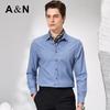 Antonio Men's Herringbone Brushed Cotton Long-Sleeve Shirt