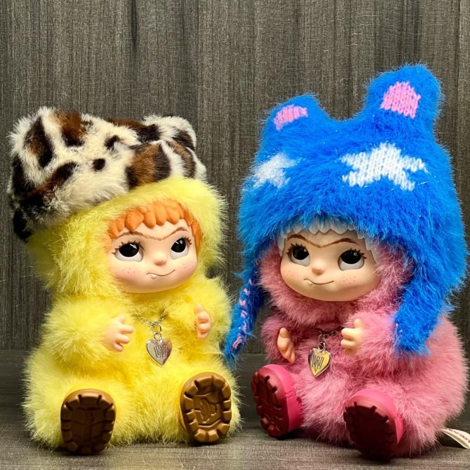 Wakuku plyšový v módě zábavný party klíčenka roztomilá wakuku figurka akční krabička tajemství roztomilá panenka přívěsek na tašku panenka překvapení dárek hračka