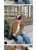 Unisex Retro Faux Suede Harrington Jacket for Fall/Winter - Casual, Versatile Design