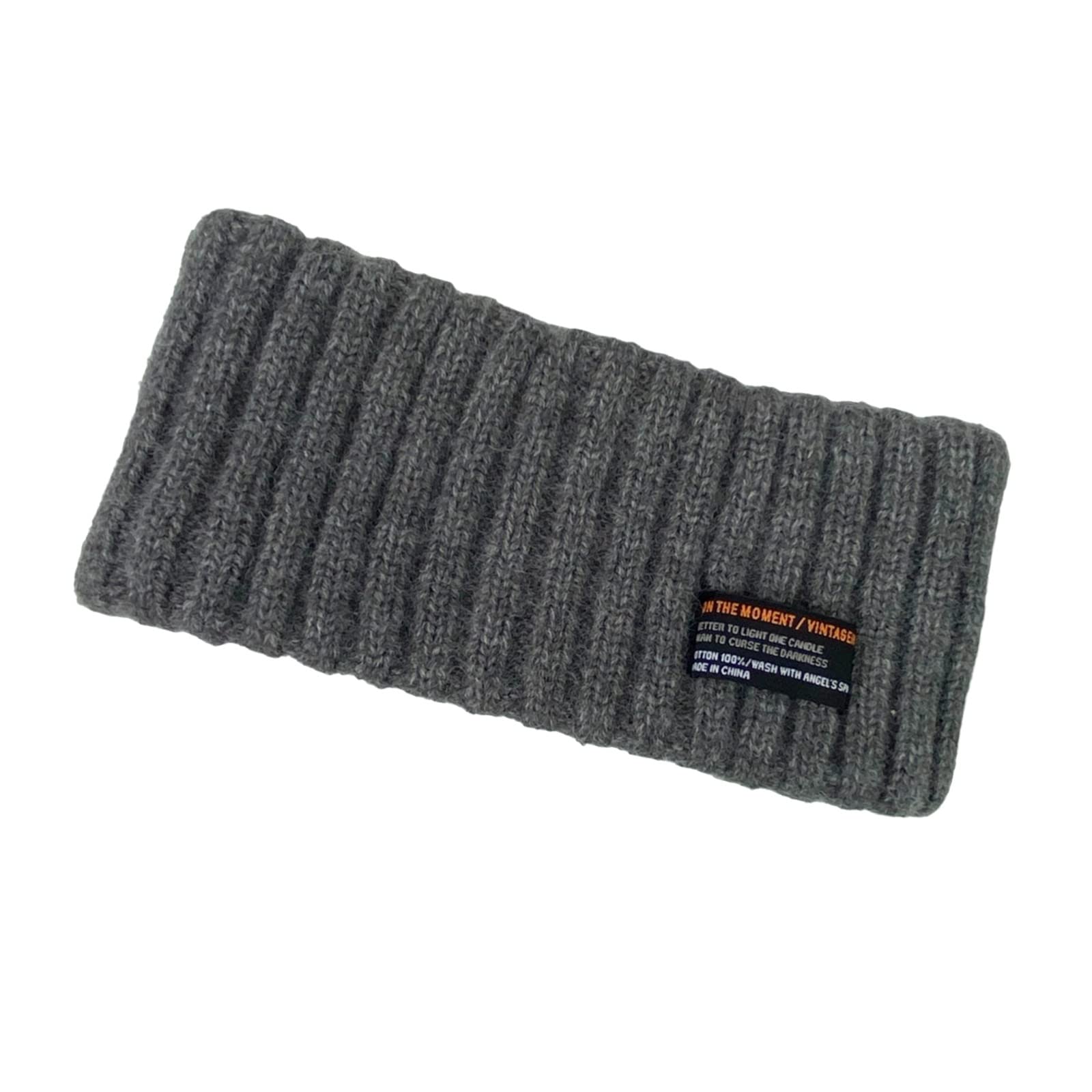 

Повязка на голову Lunari Knit Широкая для волос Серая Тюрбан, Простая, Унисекс, Повязка на голову, Аксессуар, Повседневная, (Серый) серый