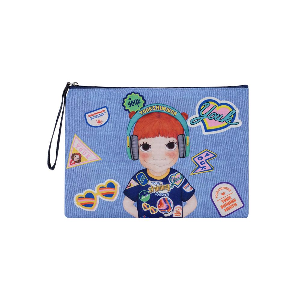 Youk Shim Won Item Flat Pouch, Among The Gaeddongi