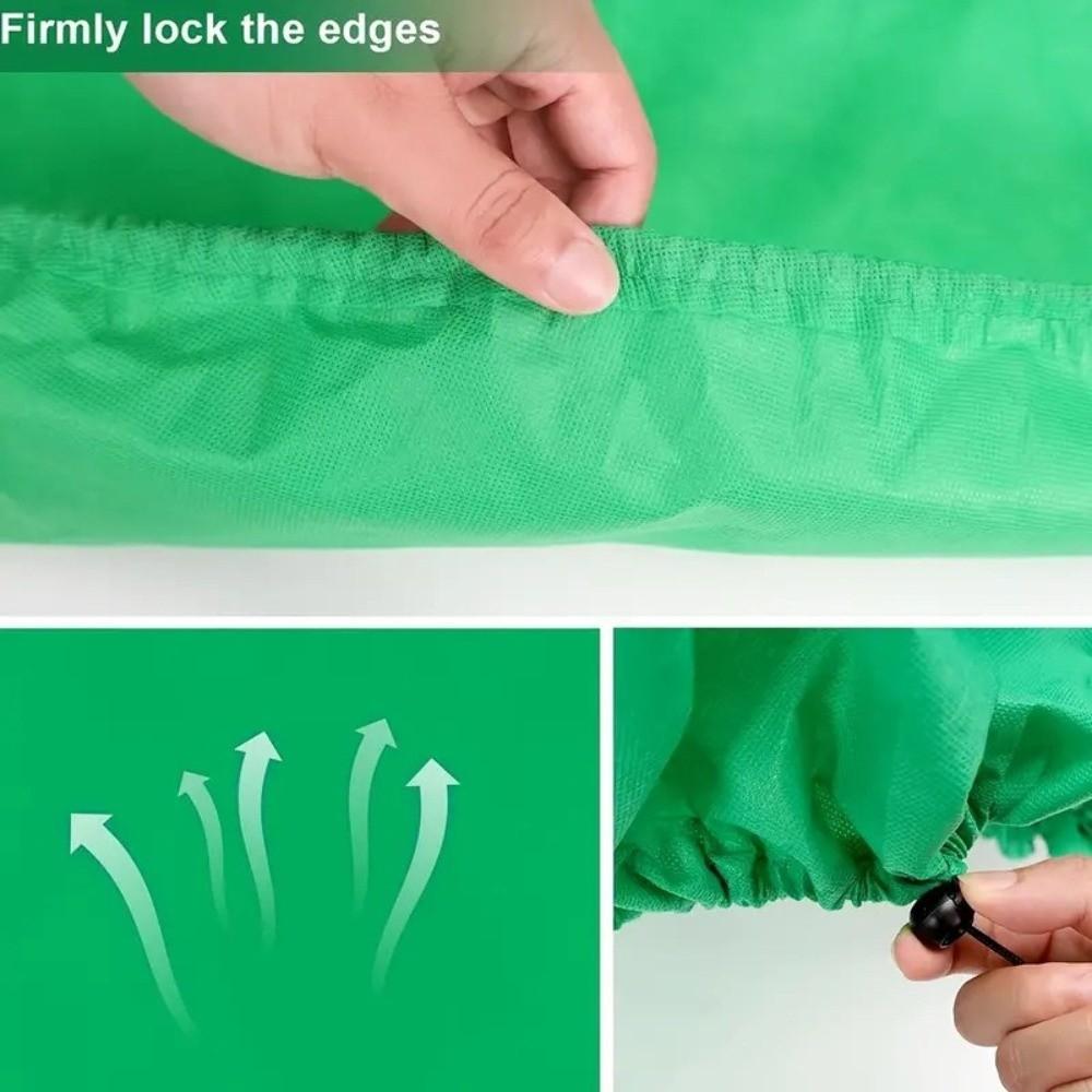 Drawstring Closure Tree Freeze Protection Round Shape Frost Blanket  Outdoor Use