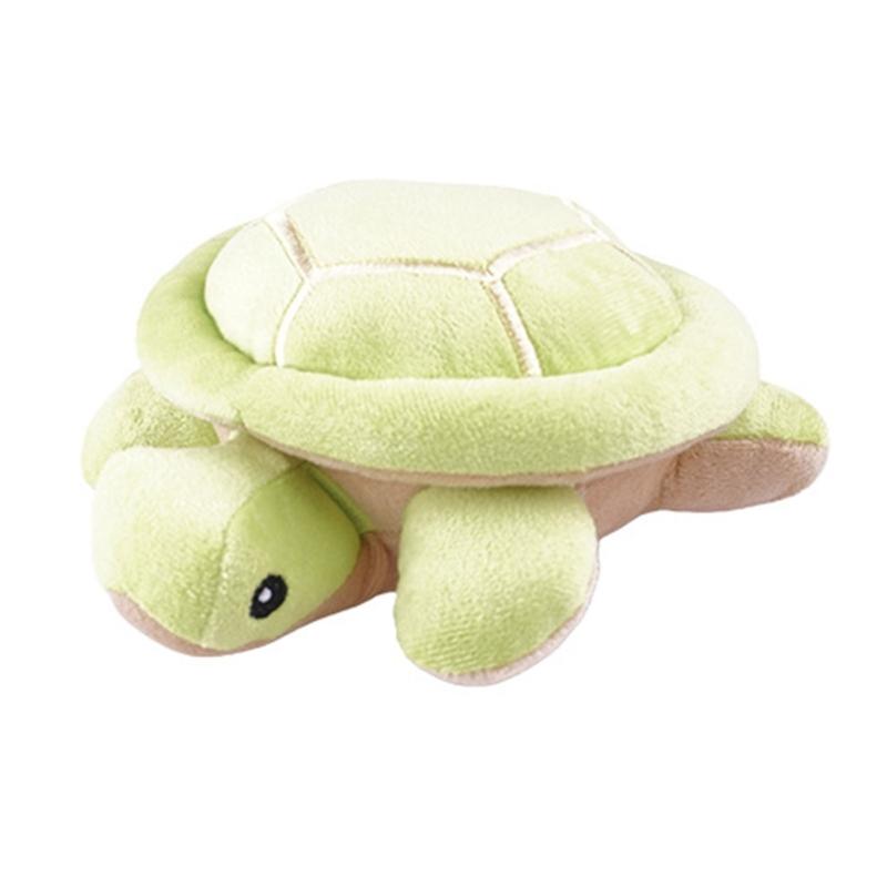

Interaction Squeaky Turtles Toy for Dog Stress Reduce Plush Chew Toy Animal for Small to Large Breeds Entertainment зелений