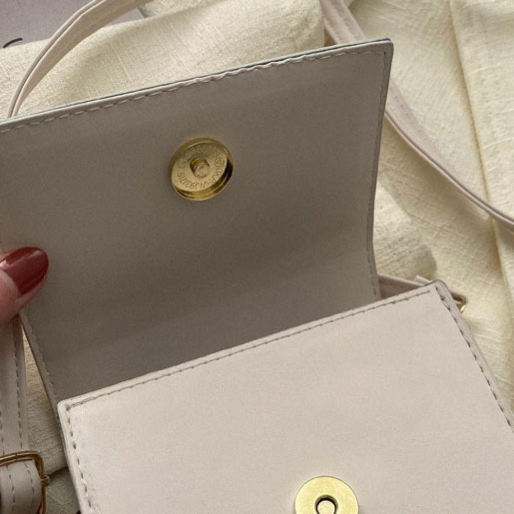 Portable Crossbody Tote Bag Simple Ladies Messenger Bag Korean Style Small Shoulder Bag  Women