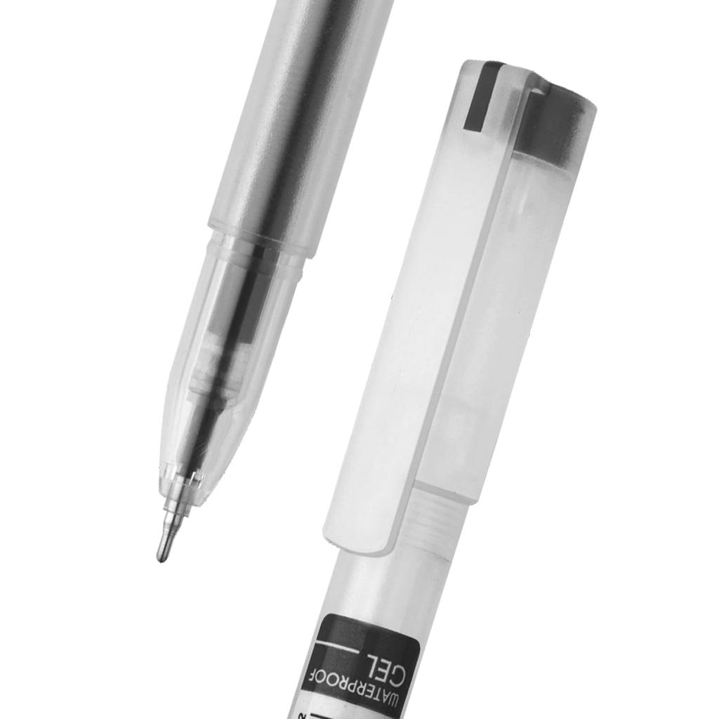 Flair Glass Gel Ball Pen 0.6mm Tip, Blue Ink, Pack of 1 x 30, Smooth Writing for School, Office & Home