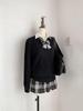 Maglione a pullover stile uniforme JK originale a due pezzi: Maglieria Giapponese Academy per Autunno, Inverno, Primavera.