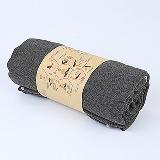 Yoga Towel Perfect Thickness Non-slip Exquisite Seaming Anti-pilling Extra Long Line Position Quick
