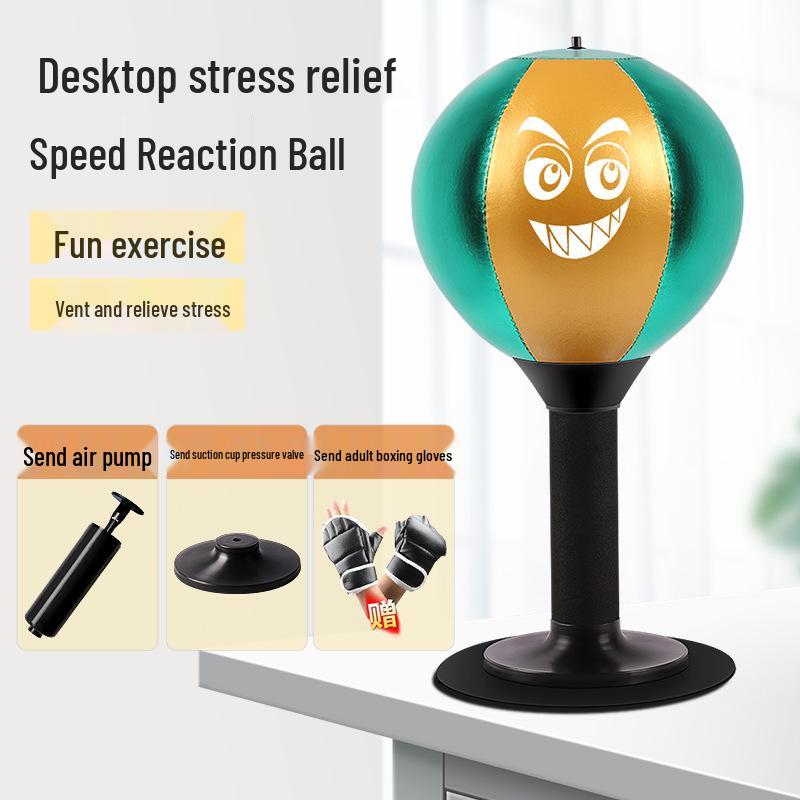 Aibeijian Children's & Adult Desktop Boxing Speed Ball - Decompression and Venting Tool