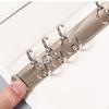 Practical 6 Ring Binder Planner Notebook Cover A5/A6 Refillable Loose Leaf Journal Notepad Cover Waterproof for Girls