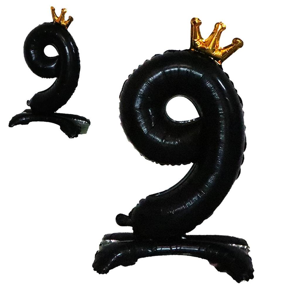 "Crown Digital 32-Inch Standing Balloon for Birthday & Wedding Decoration"