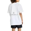Under Armour Project Rock Campus Comfortable Fitting Breathable Loose Casual Short Sleeve T-Shirt Women T-Shirts White 1386440-100