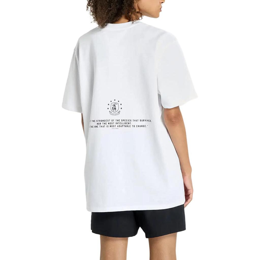 Under Armour Project Rock Campus Comfortable Fitting Breathable Loose Casual Short Sleeve T-Shirt Women T-Shirts White 1386440-100