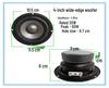 Aluminum Frame Full-range Speaker: 3" To 12" Sizes, Midrange & Heavy Bass