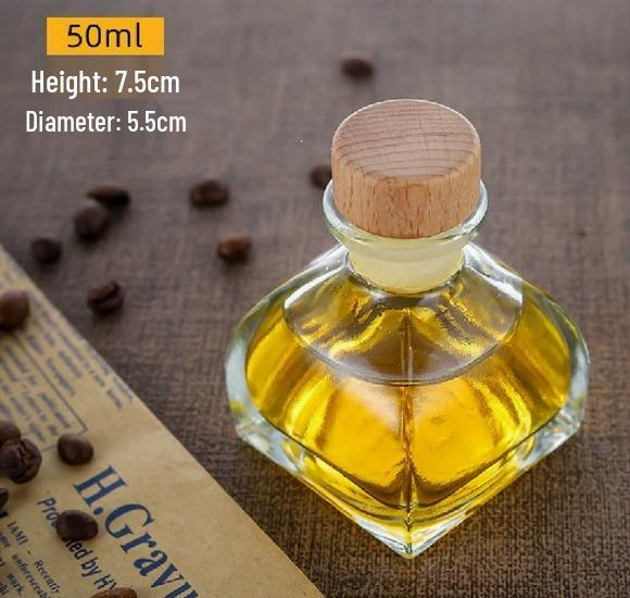 150ml Transparent Mini Glass Bottle for Liquor, Cold Brew Coffee, Fruit Wine, and Dispensing, with Sealed Two Ounce Capacity