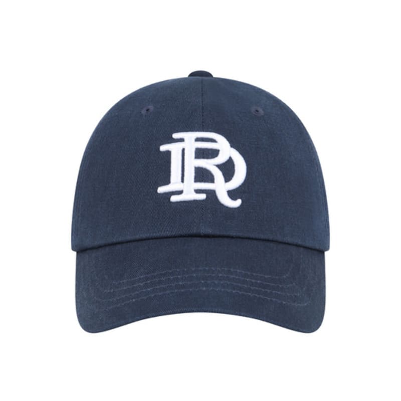 

ROND&DEMARRER [Unisex] RD Symbol Logo Cotton Ball Cap (Navy) Free