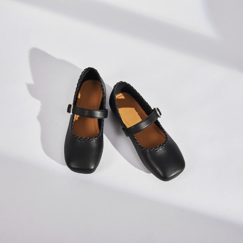 Gentle shoes flat single shoes women's new summer Mary Jane shoes fairy with skirt soft-soled shoes