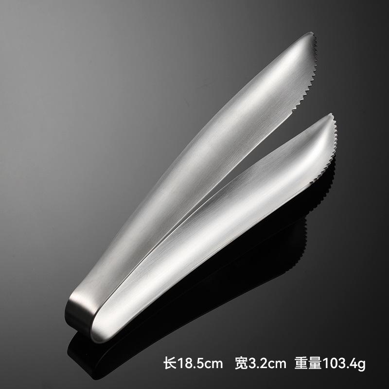 

Короткий зажим для еды из нержавеющей стали 304, ярко-отшлифованный зажим для полотенец, тяжелый зажим для льда, гостиничная посуда sanding