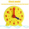 Modello di orologio a due lancette da 10 cm. Giocattolo per bambini. Giocattolo per l'apprendimento precoce