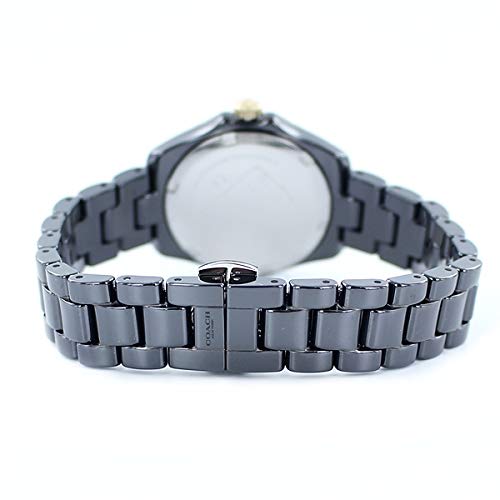 Coach Women's Preston Black Ceramic Bracelet Watch 14503461