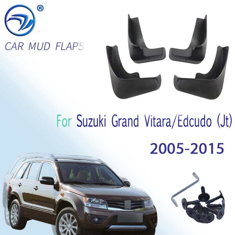 4Pcs/Set Car Mud Flaps Mudguards For Suzuki Grand Vitara / Edcudo (JT) 2005-2015 Splash Guards 2010 2011 2012 2013 2014 2015