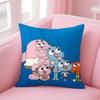 Classic British Cartoon TThe Amazing World of Gumball Cushion Cover Pillow Case Soft Skin Friendly Fabric  Concealed Zipper