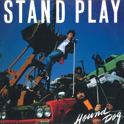 LP Record HOUND DOG - Stand Play 27AH1233 CBS SONY 1981 Japan Obi Japanese Pop/Rock