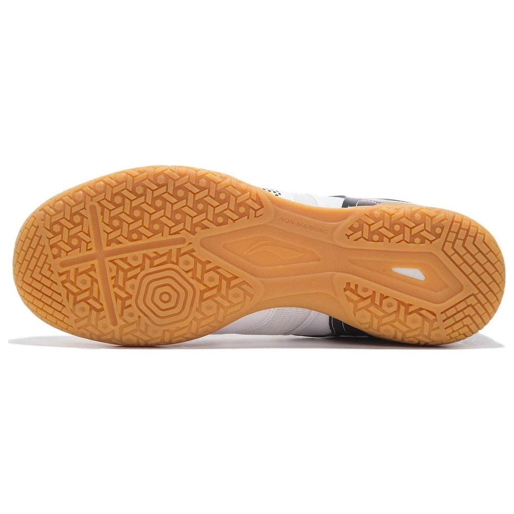Li Ning Yu Ren Non-Slip Breathable Durable Low-Top Table Tennis Shoes Men Sneakers White Black Red APTR007-2