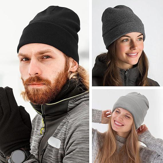 Neue Herbst- und Wintermützen für Frauen Schützende Frisuren Warme Strickmützen