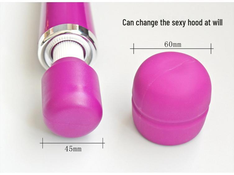 USB Rechargeable Large Vibrator for Strong Clitoral Stimulation - Adult Female Masturbation Toy