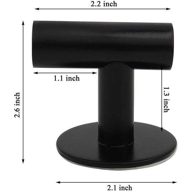 Bath Towel Hook 2021 New Heavy Duty Kitchen Bathrooms Robe Black Towel Wall Hooks Self-Adhesive Hooks