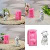3D Dog Molds Casting Molds Plasters Molds Animal Silicone Mould Ornament Molds Epoxy Resin Molds Castings Molds