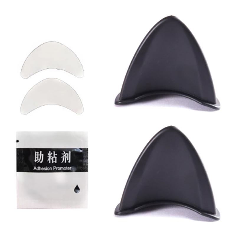 2 szt. Kask motocyklowy samochodowy Diabeł Róg Słodkie Uszy Kocia Dekoracja Motocross Pełna Twarz Off Road Kask Dekoracja Akcesoria Samochodowe