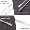 1pcs 12 Inch Stainless Steel Cooking Tweezers Kitchen Tongs BBQ Tool Tweezers for Cooking Kitchen Accessories CFQJ007