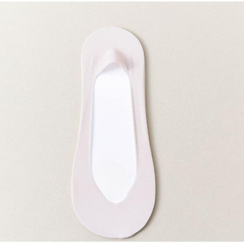 Women's Summer Thin Net Eye Shallow Mouth Non Slip with Cotton Bottom Ice Silk Invisible Socks
