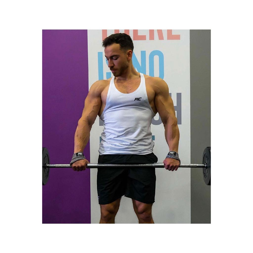 8 Loop Lifting Straps Gray (size L-xl)