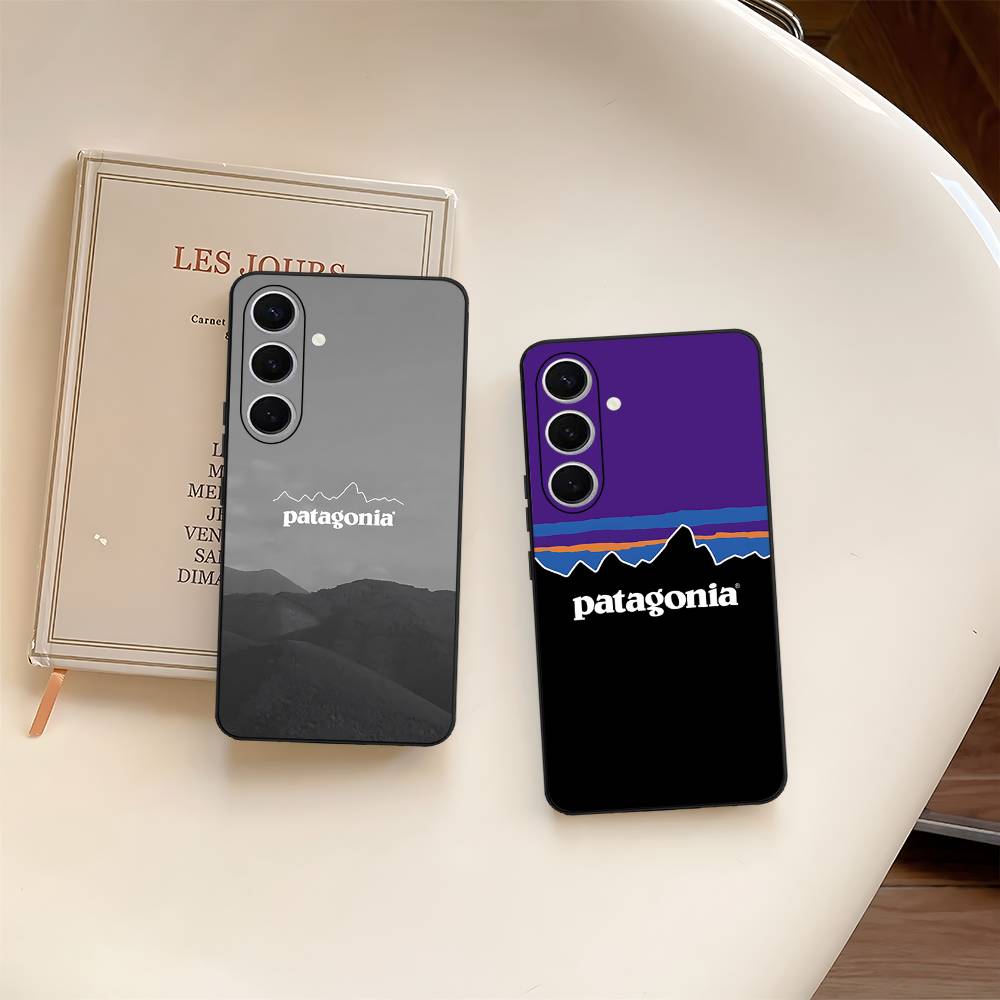 Etui na telefon z logo P-Patagonias dla Samsung S 24 Fe 25 Ultra Plus 20 Lite 21 30 22 23 24 22 Ultra 5G Fundas